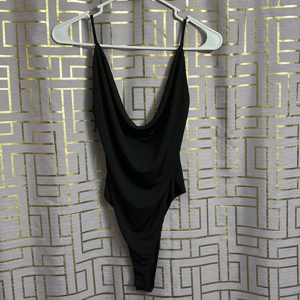 NWT - MADRAG Black Bodysuit